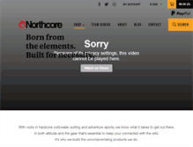Tablet Screenshot of northcore-europe.com